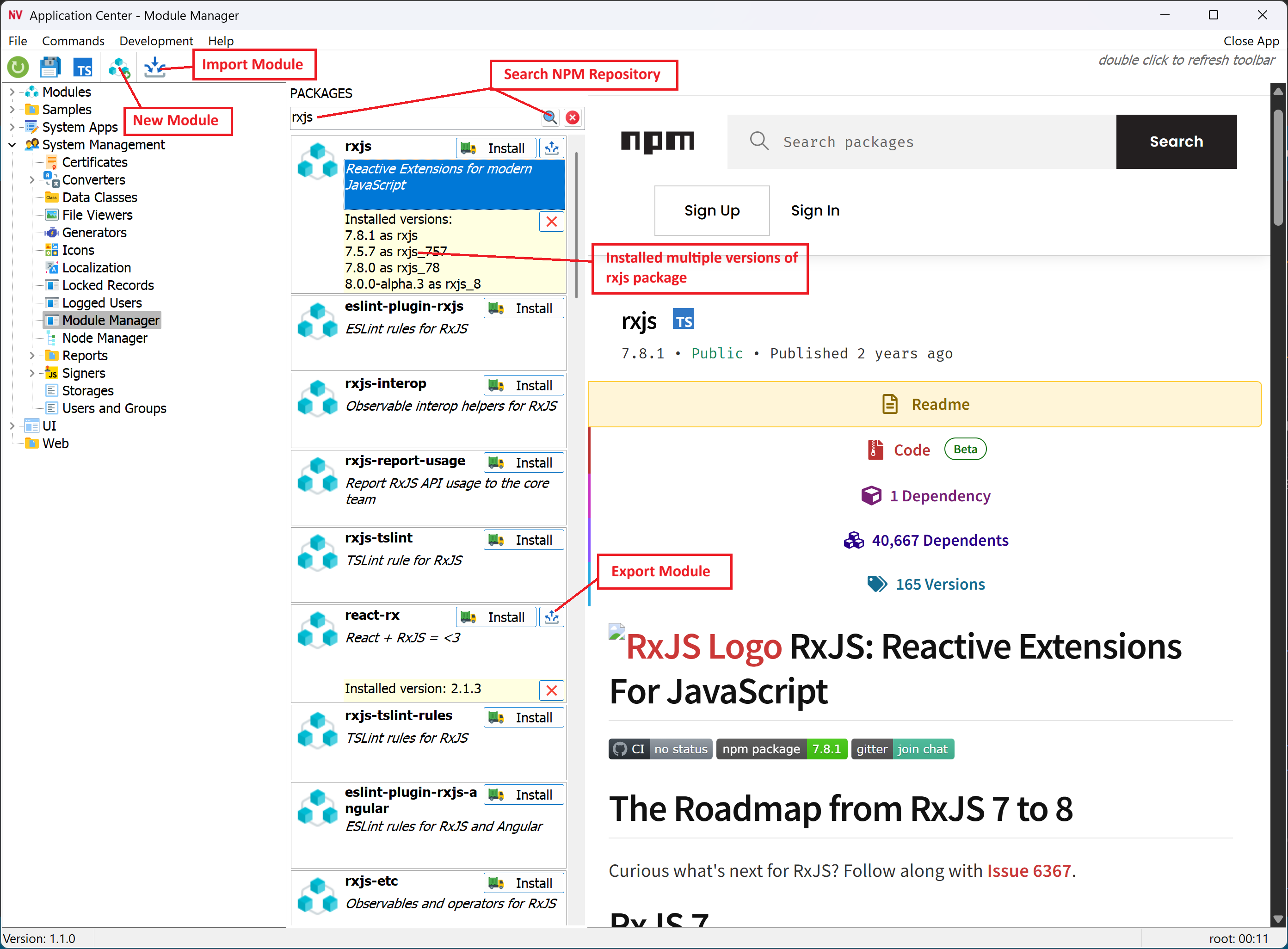 module manager